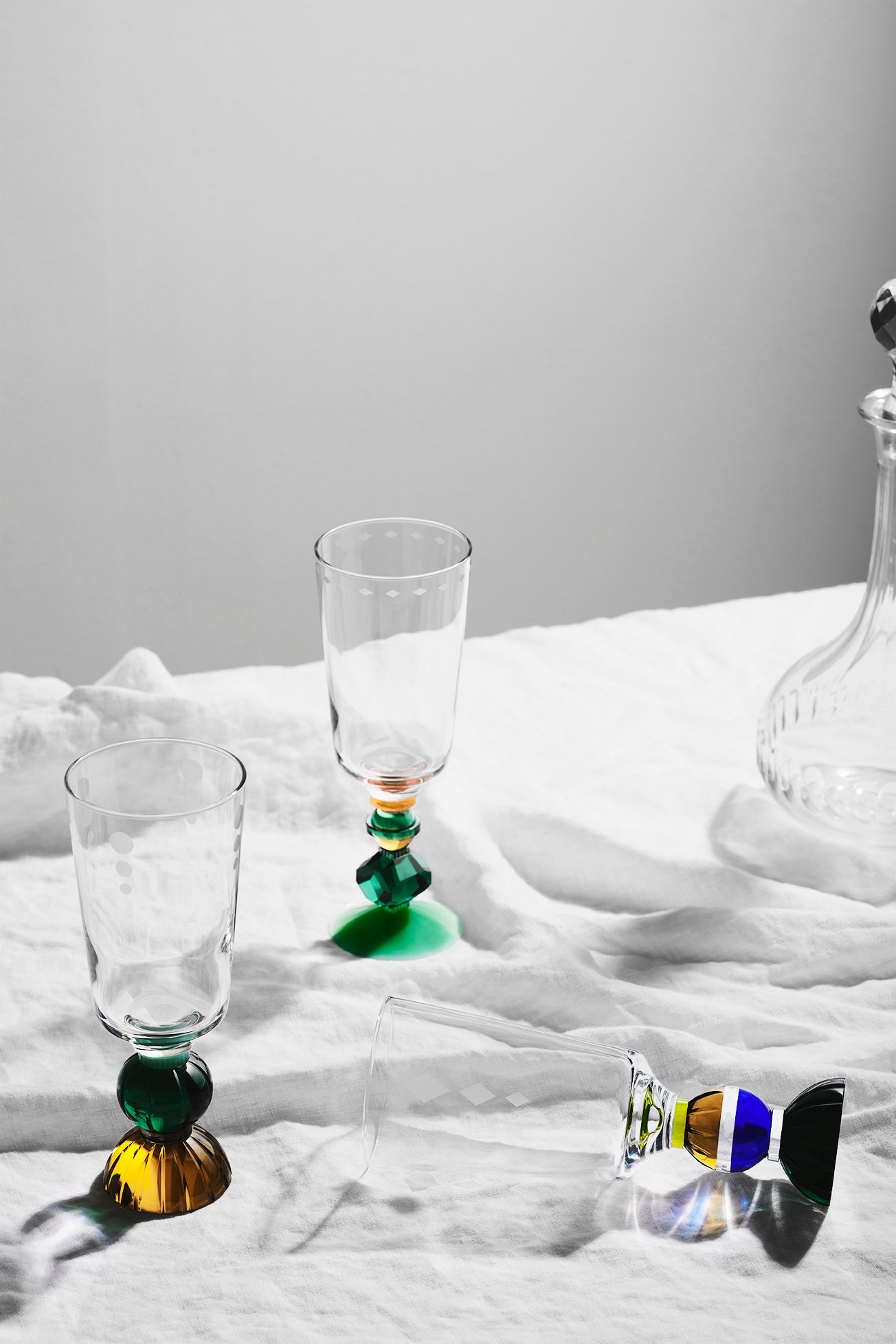 Mayfair Tall Crystal Glass | set of 2